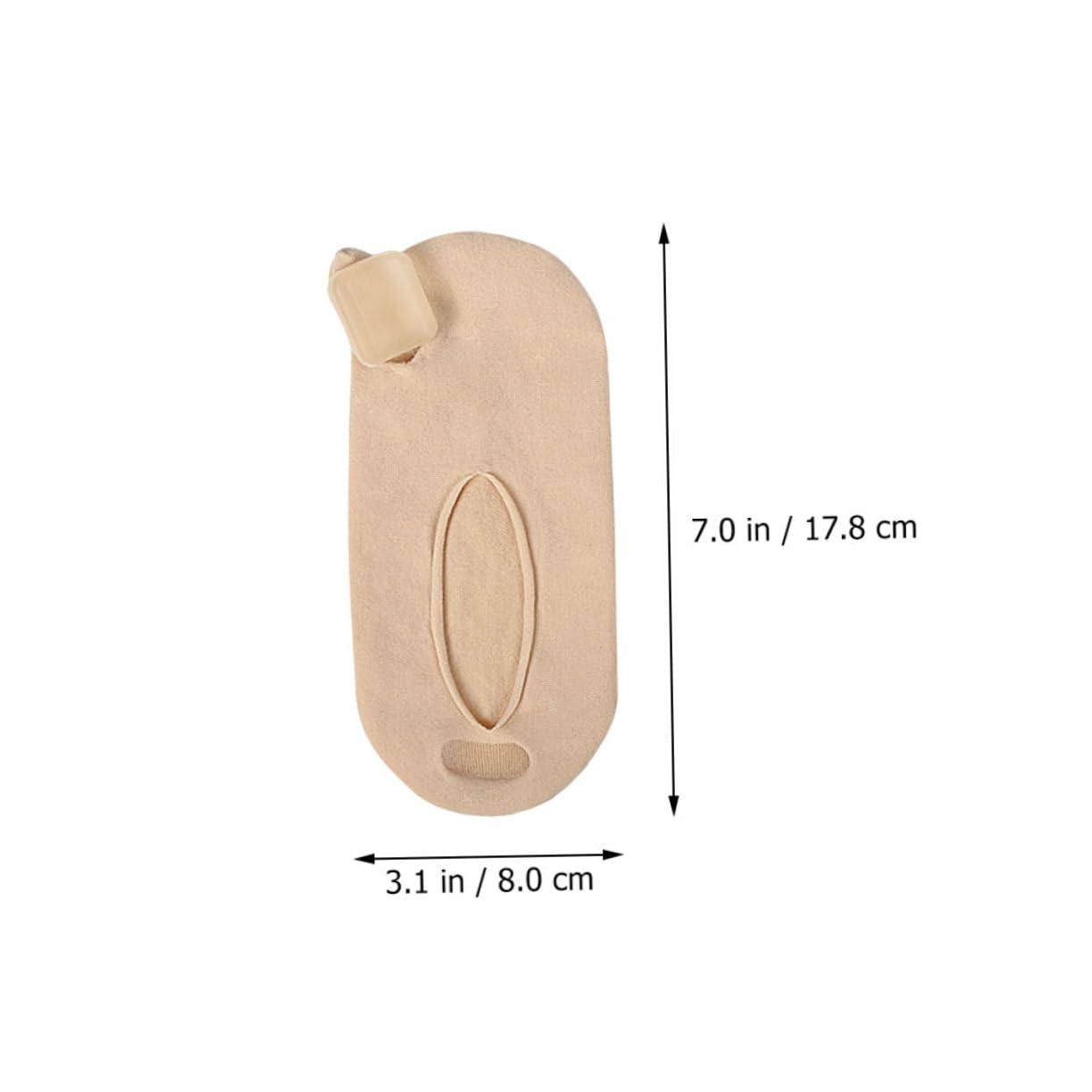 FRCOLOR 1pair Toe Straighteners Bunion Hallux Separators for Women Comfortable Foot Alignment Spacers Relieve Pain from Hammer Toes and Bunions Skin Tone Design