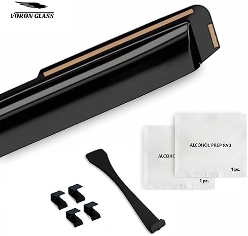 Voron Glass in-Channel Extra Durable Rain Guards for Mazda CX-90 2024-2026, Window Deflectors, Vent Window Visors, 4 Pieces - 200685 - 5