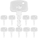 68920 Ignition Keys, 10 Pack PL501-68920 Kubota Keys fits Cart Truck Kubota Tractor Loader RTV900 RTV...