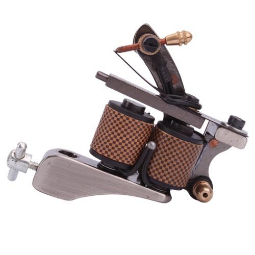 1TattooWorld New Cast 10 Laps Coils Tattoo Machine Liner Shader Tattoo Gun, OTW-M703 - Thumbnail 2