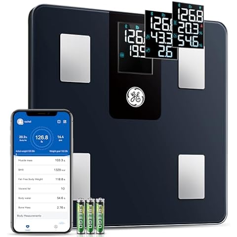 GE Smart Scale for Body Weight with LCD Display Cover