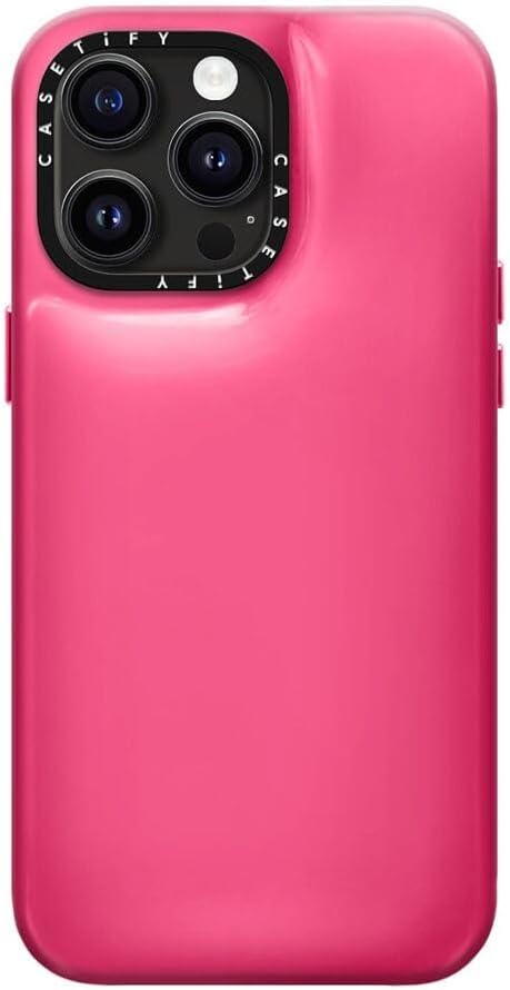 CASETiFY Pillow iPhone 15 Pro Max Case [Water Resistant Material / Y2K Inspired] - Berry Pink - Image 3