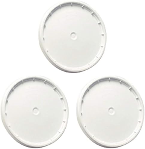 Miniatura 2 de LEAKTITE 6GLD - Tapa de cubo de plástico blanco de 5 galones