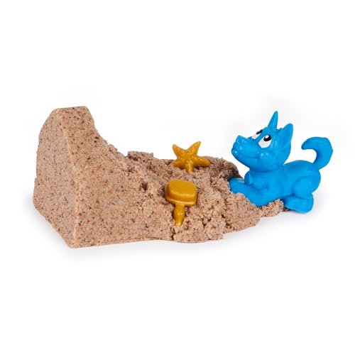 Kinetic Sand Dog House - with 170 g Magic Beach Sand, 1 Dog Figure and Accessories for Creative Indoor Sand Play Fun, for Children from 3 Years - Thumbnail 4