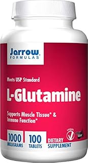 Jarrow Formulations Jarrow L-glutamine, Supports Muscle Tissue & Immune Function, 1000 mg, 100