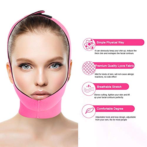 Cintura dimagrante viso, guancia facciale a forma