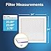 Filtrete 24x24x1 AC Furnace Air Filter, MERV 12, MPR 1500, CERTIFIED asthma & allergy friendly, 3 Month Pleated 1-Inch Electrostatic Air Cleaning Filter, 2-Pack (Actual Size 23.81x23.81x0.78 in)