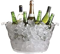 BarCraft Large Drinks Cooler Bucket, Acrylic, 10 L