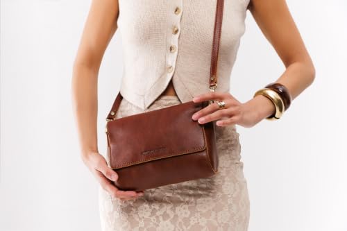 Image of Portland Leather Goods Metro Crossbody Bag for Women - Handmade from the Finest Full-Grain Hides