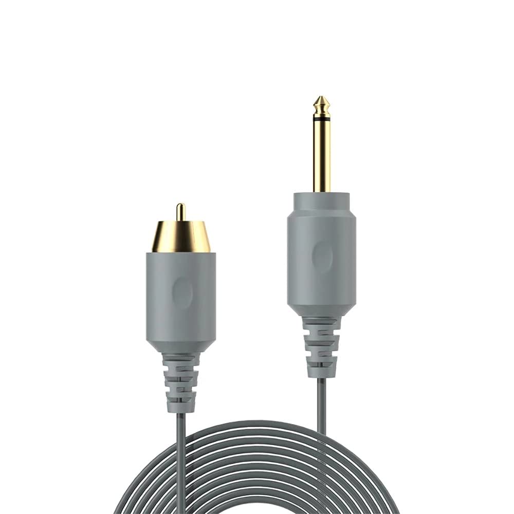 JOSI Right angle Tattoo Clip Cord,Silicone Soft Rca Connector Silicone 2M Tattoo Clip Cable Cord For Tattoo Machine Power Supply. : Beauty & Personal Care