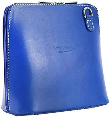 Craze London Genuine Vera Pelle Women Cross body Italian Leather Small Mini Shoulder Bag Handbag