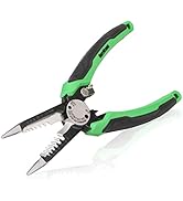 HURRICANE 6-in-1 Wire Stripper, Wire Cutter, Stripper, Reamer Tool, Wire Cutter Stripping Pliers ...