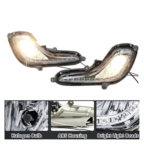 Anti-brouillard feux jour LED DRL étanches Accent 2012-2017 droit