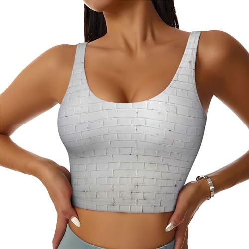 Débardeur d'été femme avec rembourrage brassière pour yoga et sport