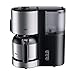 Braun KF5105BK Macchina per il caffè americano con filtro, AromaSelect, 10 tazze, 1000 Watt, nero, acciaio inox