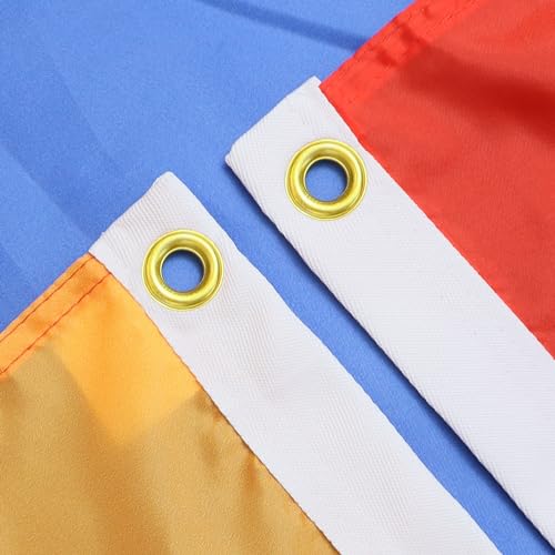 Image of AZ FLAG - Nagorno-Karabakh Flag - 3x5 Ft - 100D Polyester Karabakh Banner with Two Metal Grommets - Fade Resistant - Vivid Colors - 3' x 5' Feet - 150x90 Cm