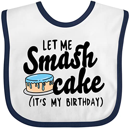 inktastic Let Me Smash Cake Its My Birthday Baby Bib