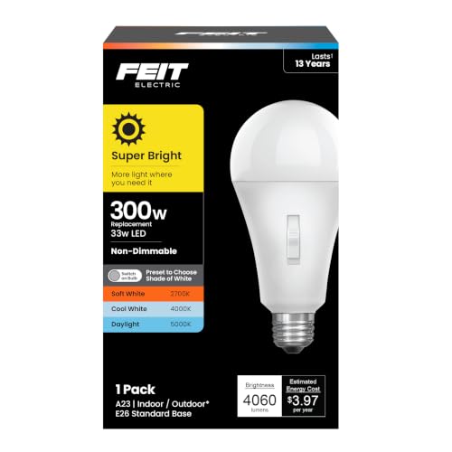 Feit Electric LED Three-Color Selectable...