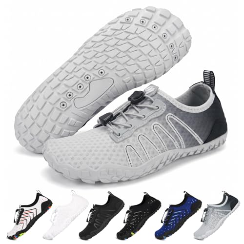 Image of Hike Barefoot Shoes Women Men Footwear, Wide Toe Box Water Shoes, Quick-Dry Zero Drop Comfortable & Non-Slip Pro Barefoot Beach Swim Minimalist Grounding Shoe for Walking Hiking