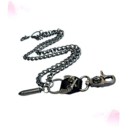 KESYOO 1pc Metal Jeans Chain for Boys Girls Punk Waist Chain for Hanging Accessories Fashionable Belt for Casual Wear3