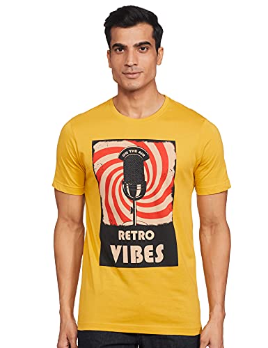 Image of Max Men's Solid Regular Fit Tshirt