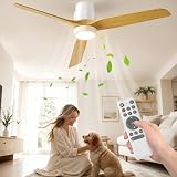 Ateroll 132 CM Deckenventilator mit Beleuchtung und...