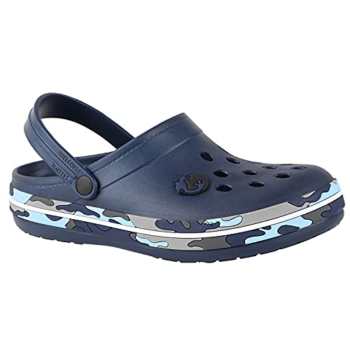 Image of NEOZ Men's Casual Clogs /Sandals with Adjustable Back Strap for Adult | Comfortable & Light Weight | Stylish & Anti-Skid | Waterproof & Daily Flipflops