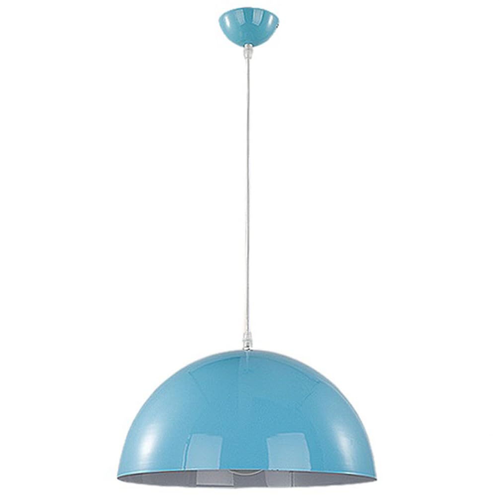 Nowoczesne żyrandole wiszące E26/27 Mid Century z kolorowym metalowym kloszem kluby i restauracje Lampa sufitowa do jadalni, barów i klubów