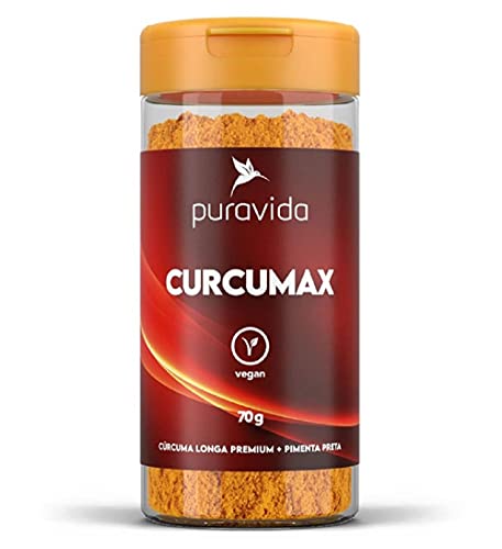 Curcumax Puravida Curcumina 95% + Piperina 120 Doses Pó Full