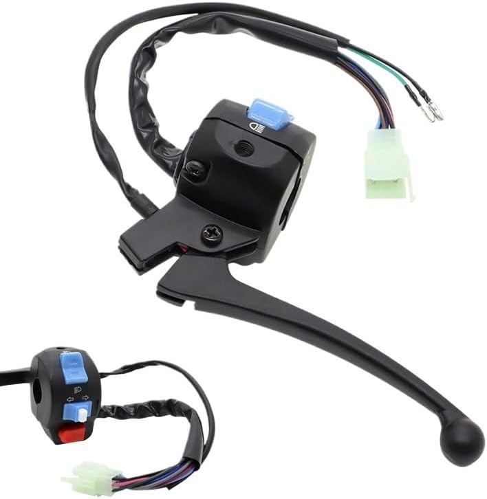 [Motorcycle Parts] 22mm Scooter Brake Lever Side Control Switch for Gy6 Moped for Taotao for AGM for Jonway QMB139 Scooter 50cc - 125cc Left Hand