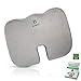 Produktbild BODEXX® Orthopädisches Sitzkissen extra dick  Coccyx Cushion für Büro und Auto inkl. E-Book  Memory Foam Seat Cushion mit kühlender Gelschicht