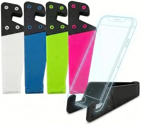 Kit 5 Suporte Celular Mesa Dobrável Universal Tablet; Ajustável A...