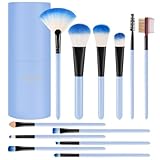Makeup Brush Set with Case - 12 Pcs Makeup Brush Sets for Foundation Beauty Eyeshadow Blush Powder Concealer Contour Brushes Kit with Black Case