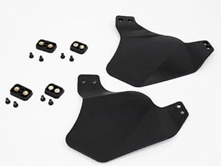H World Shopping Airsoft ACH Fast Helmet Ear Cover Side Protection Rail Kit SWAT Black