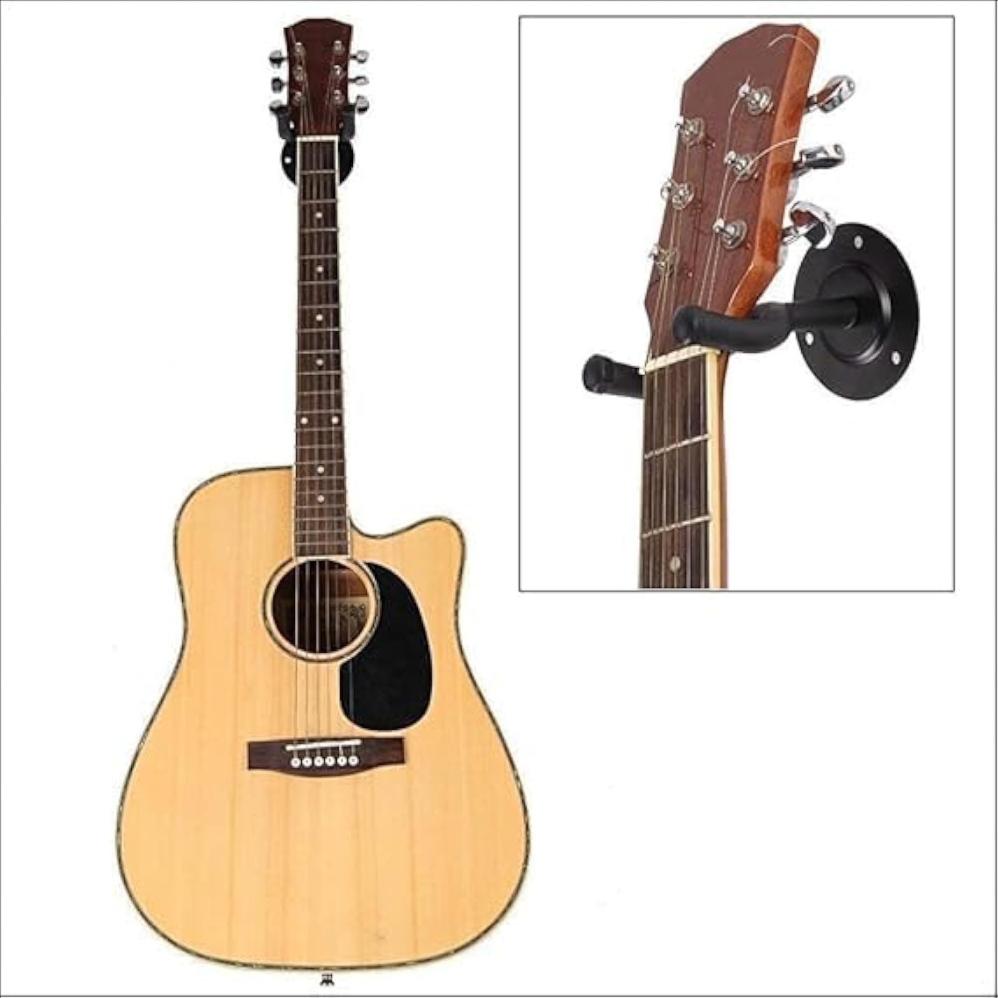 Guitar Wall Hanger for Acoustic and Electric Guitars
