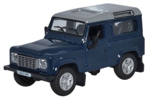 Oxford Diecast 1:76 Land Rover Defender 2013 Tamar Blue Collectable model 76LRDF002