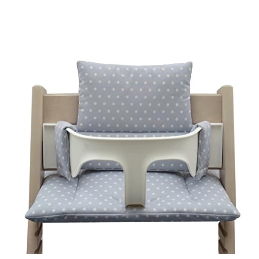 Blausberg Baby - Cojín Blausberg silla alta de bebé de Tripp Trapp - gris con estrellas