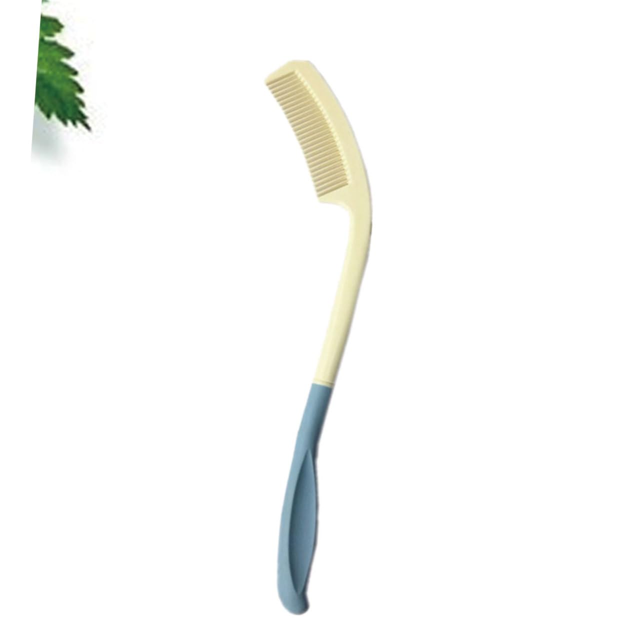 Healeved 3piezas Peine De Mango Curvado De Plástico Para Mayores y Discapacidad Peine Ergonómico Ligero y Resistente Para Tipo De Cabello