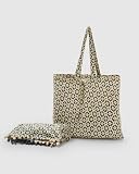 TRAMAS+ Set Toalla Pareo y Bolso a Juego, Toalla de Playa, Bolso con Estampado, Ideal para Verano, Playa, Piscina y Vacaciones - Waterloo, Azul
