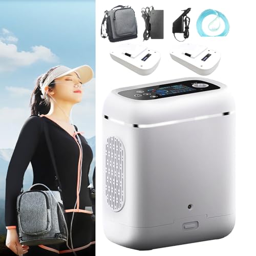 CNAOHGHN Gerador De 0x2 Pulsado Leve,MáQuina De OxigêNio Ac 100~2...