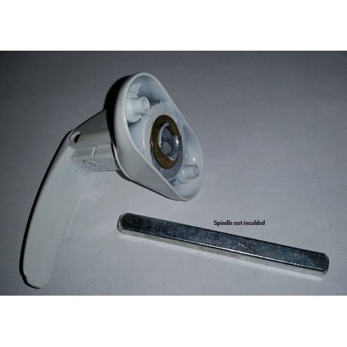 Inside Handle Storm Door Latch White