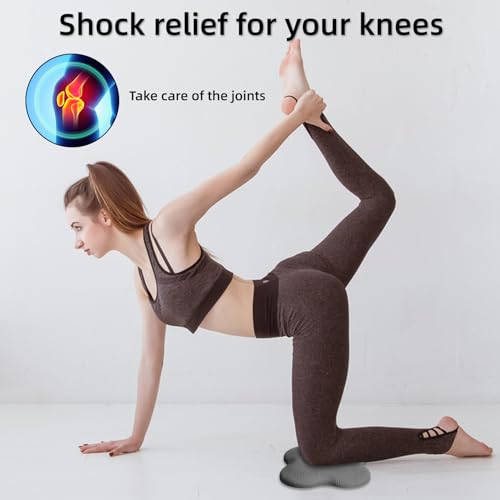 Yflingjie 2 packs Yoga Knee Pad Cushion Extra Thick for Knees Elbows Wrist Hands Head Foam Pilates Kneeling pad Yoga Knee Cushion Thick Exercise Pads for Knees Elbows Wrist Hands Head Foam Pilates by yflingjie - Image 2