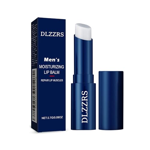 Men's lip balm, Moisturize Lips Remove Dead Skin Moisturizing Lip Balm For Men, Prevent Dry & Cracked Lips Protect Lips, Infused with Vitamin E Lip Care Moisture Lip Balm