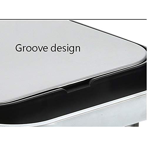 BOGDTF Mülleimer und Recycling-Mülleimer, Treteimer aus Edelstahl, große Kapazität, Küche, Wohnzimmer, mit Deckel, Abfalleimer für Büro – Bild 7