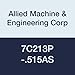 Allied Machine & Engineering 7C213P-.515AS AM300 Coating C2 Carbide (K20) GEN3SYS XT Drill Insert, Series 13, Stainless Steel Geometry, 33/64" Diameter