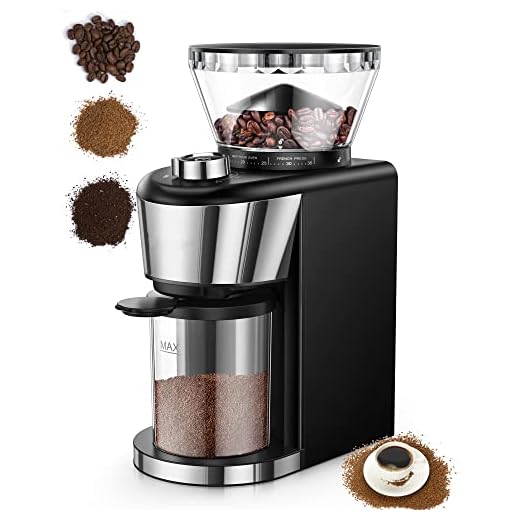 Conical Burr Coffee Grinder 35 Grind Settings 2-12 Cups Electric Burr Coffee Grinder for Espresso, Drip, Pour over and French Press Coffee