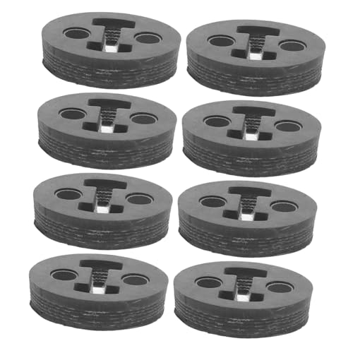 Zerodeko 8 Piezas Aislante de colgador de escape colgador de tubo de escape suspensión de escape automotriz perchas del de escape del coche suministros de coche
