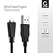 CELLONIC USB Kabel kompatibel mit Sony DSC-HX9V HX100V -HX7V DSC-W350 -W570 DSC-H70 W350 W380 W560 W570 W580 W750 DSC-WX7 -WX9 DSC-TX10 TX100 TX20 -TX5 -TX55 DSC-T99, VMC-MD3 Datenkabel Ladekabel