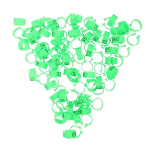 SUPVOX Bird Accessories Pigeon Leg Bands Marking Rings for Poultry and Pigeon Racing Bands