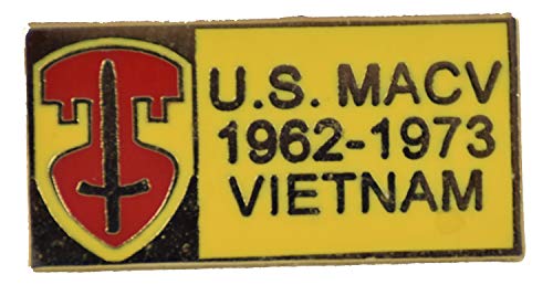 US MACV Vietnam LAPEL PIN OR HAT PIN - Size 1 1/8
